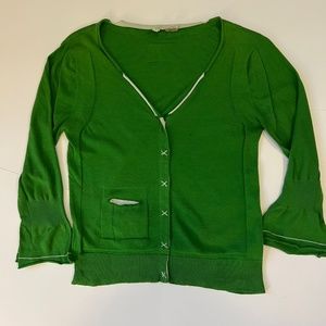 Green Anthropologie Top. Size Small.